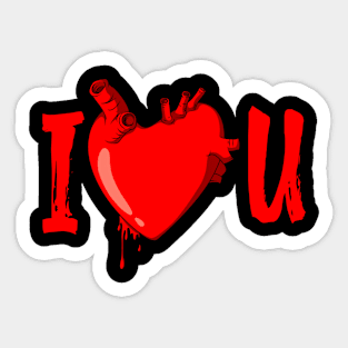 I Love You Sticker